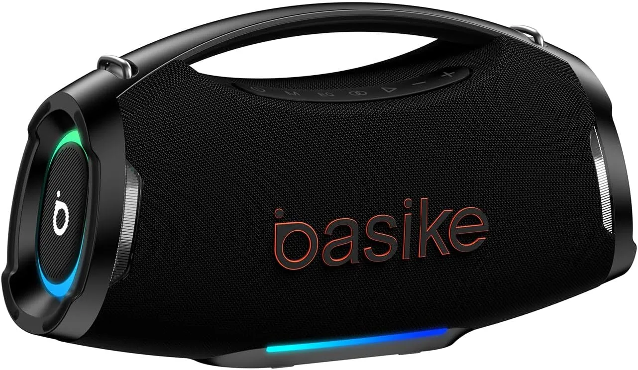 Caixa de Som Basike Boombox 200W Bluetooth Estéreo Preto - Foto oficial e menor preço