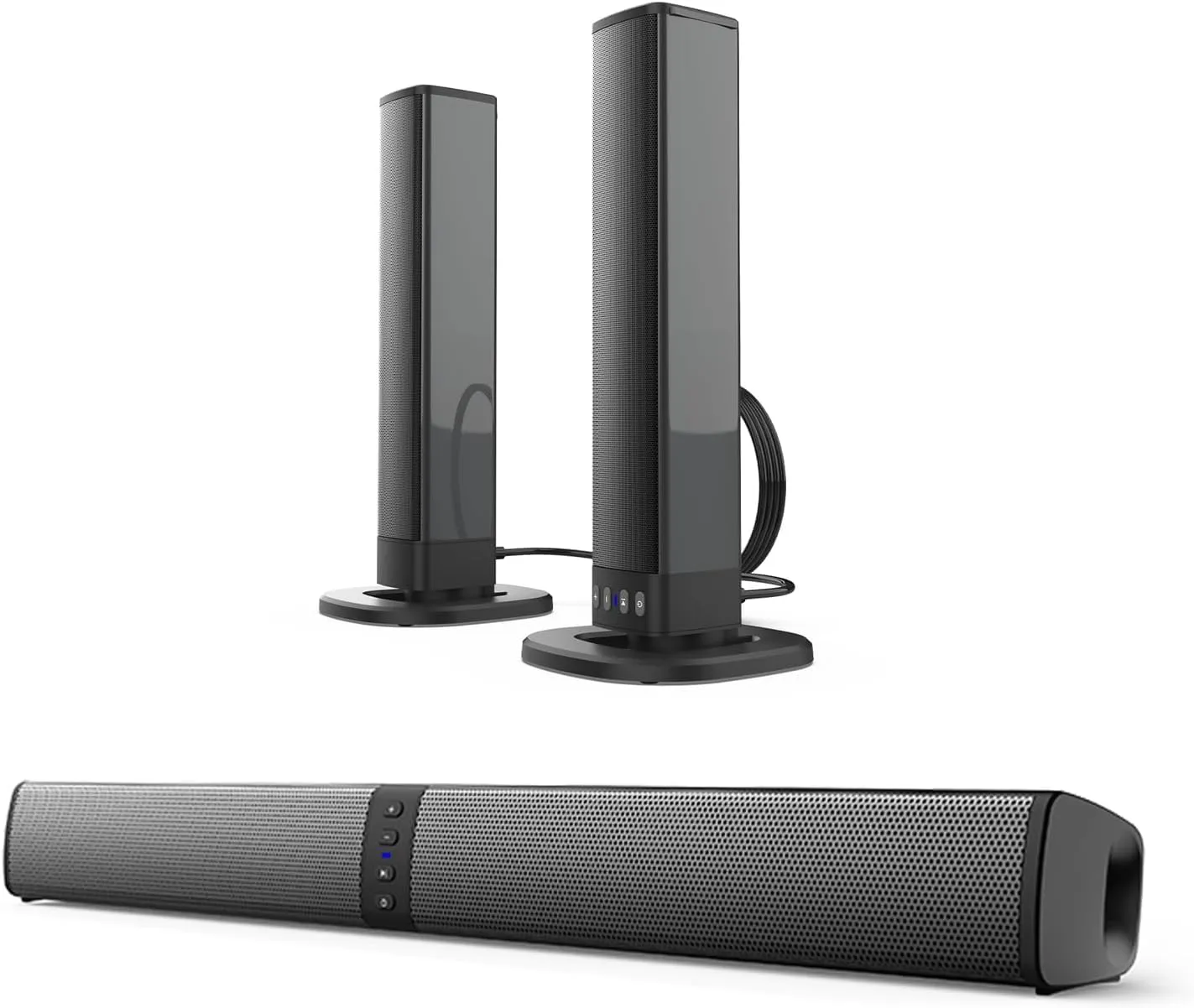 Soundbar Bluetooth Desmontável 20W Home Theater