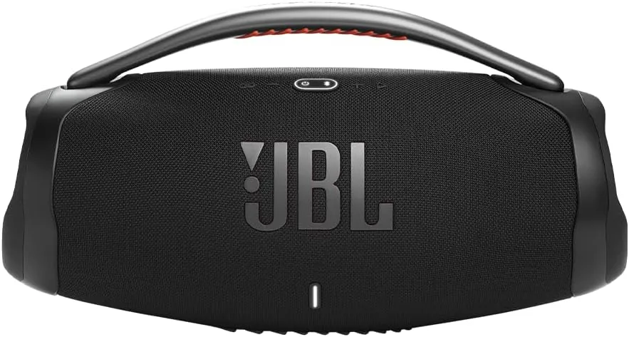 Caixa de Som JBL Boombox 3 Bluetooth À Prova D'água e Poeira - Preto - Foto oficial e menor preço