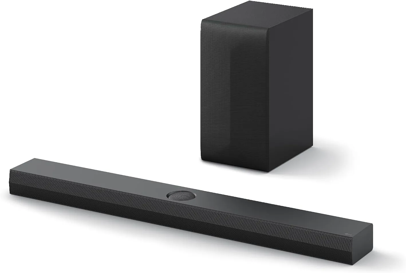 Soundbar LG S70TY, Bluetooth, 400 W, som imersivo 3.1.1, subwoofer sem fio, design elegante.