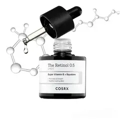 Cosrx The Retinol 0.5 Super Vitamin E + Squalene 20ml - Foto oficial e menor preço