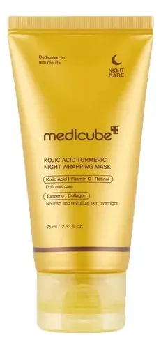 Máscara Noturna Medicube Kojic Acid Turmeric 75ml - Foto oficial e menor preço