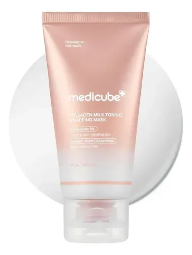 Máscara Facial Medicube Colágeno Leite Tonificante 75 ml