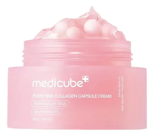 Creme Facial Medicube PDRN Pink Collagen Capsule Cream 55g