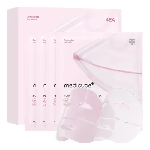Máscaras Faciais Medicube PDRN Pink Collagen Gel 28g 4 Unidades