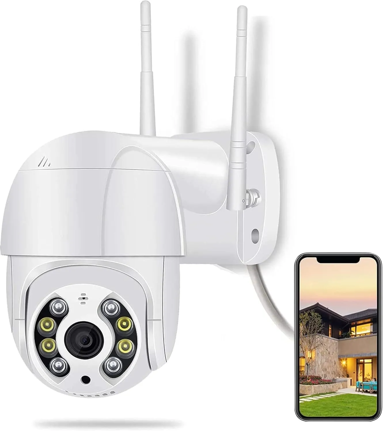 Câmera De Segurança Wi-fi Externa À Prova D'água Full HD
