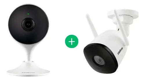 Kit de Câmeras de Segurança Wi-Fi Intelbras IM3 C e IM5 SC