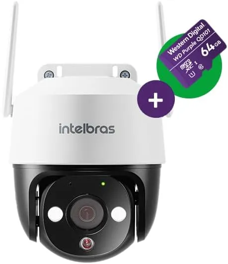 Câmera de Segurança Intelbras iM7 Full Color 3MP com Cartão 64GB