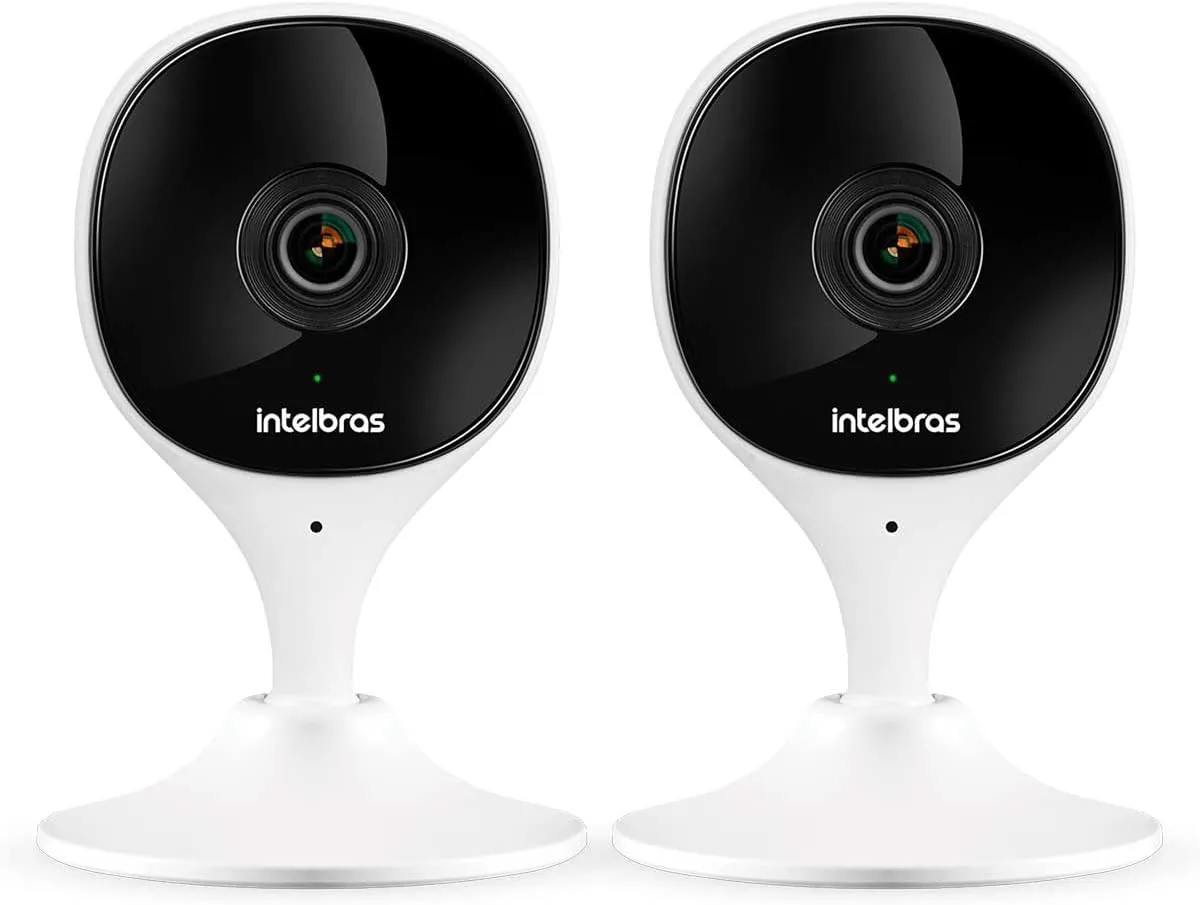 Kit 2 Câmeras Wi-Fi Intelbras iMx C Visão Superwide Full HD