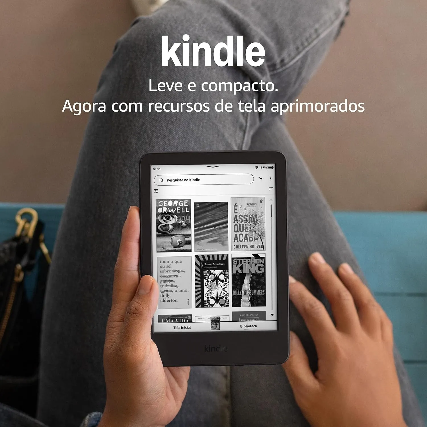 E-reader Kindle 16 GB Preto