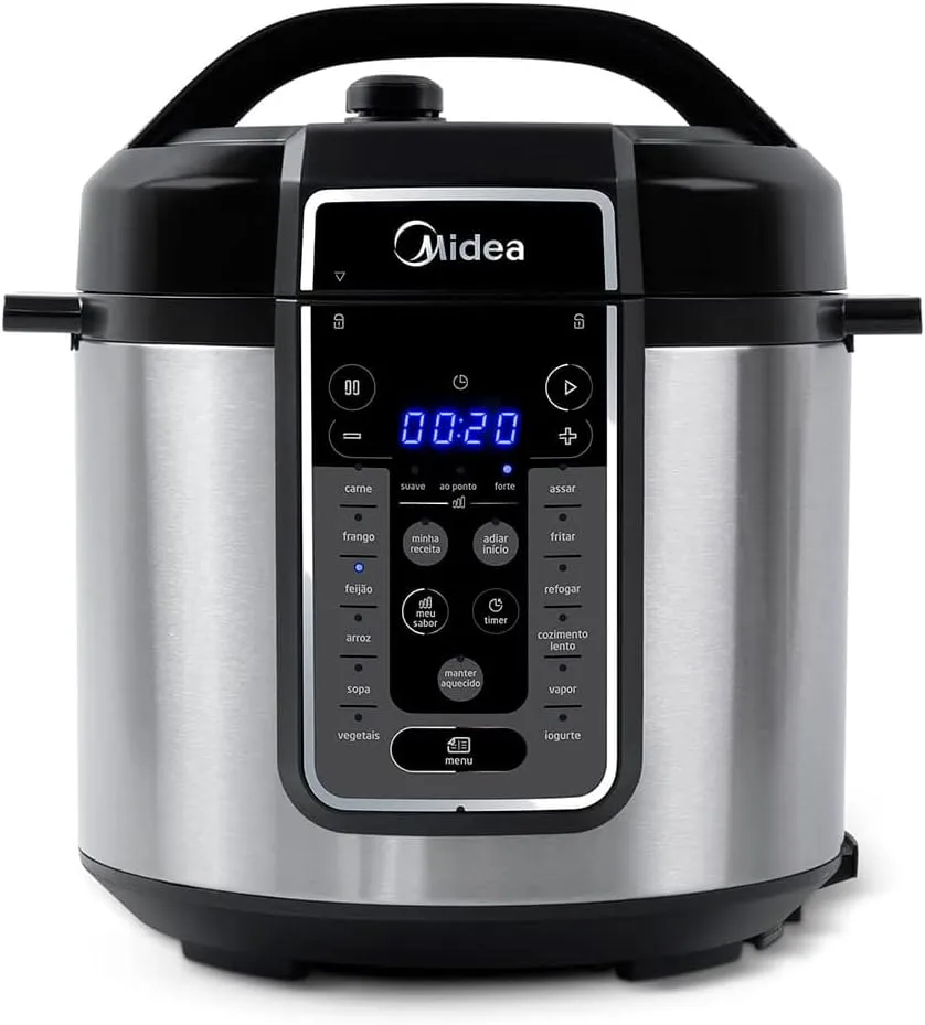 Panela de Pressão Elétrica Midea 6L - Foto oficial e menor preço