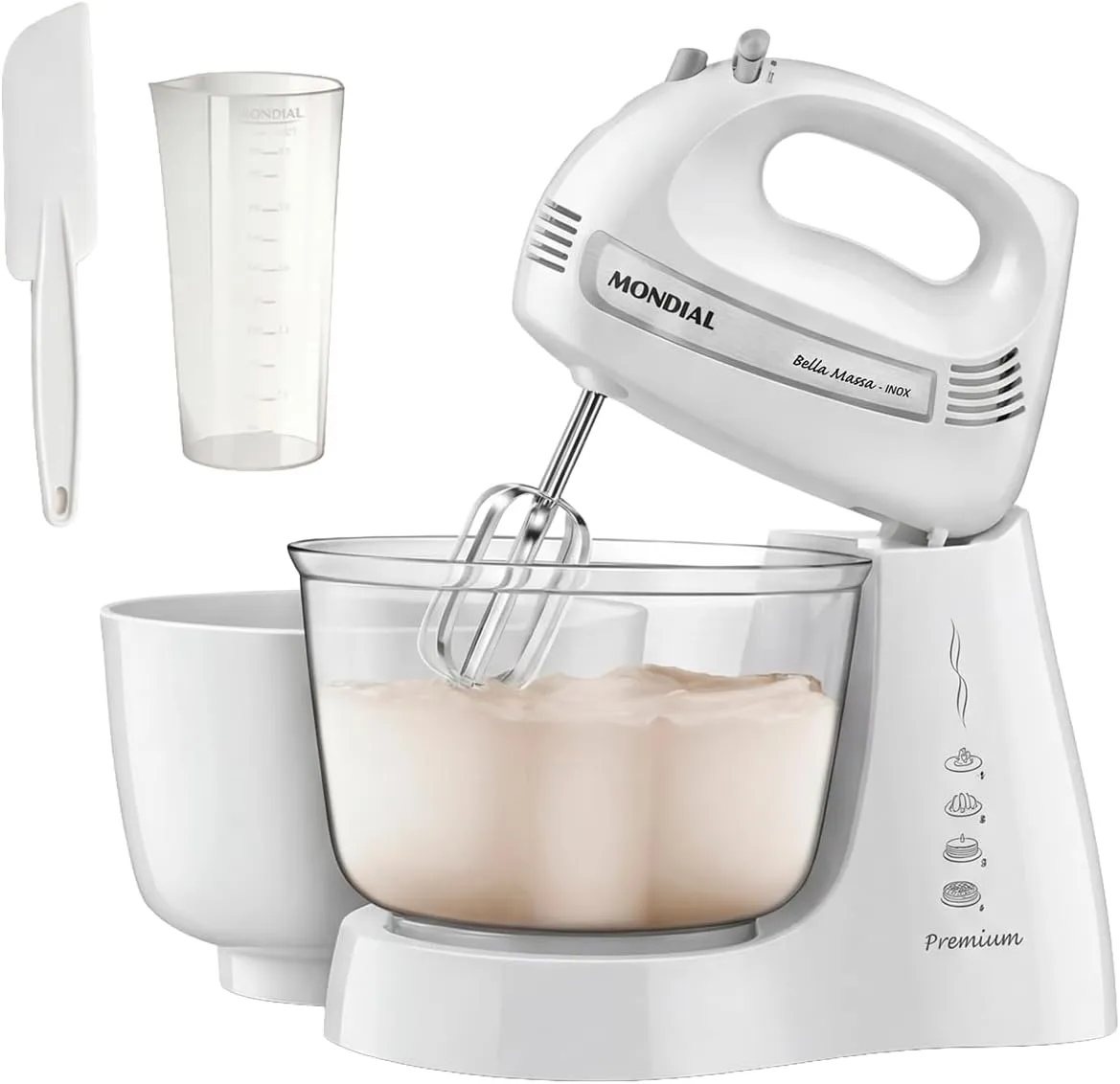 Batedeira Mondial Bella Massa B-23-WI 500W 110V Branco