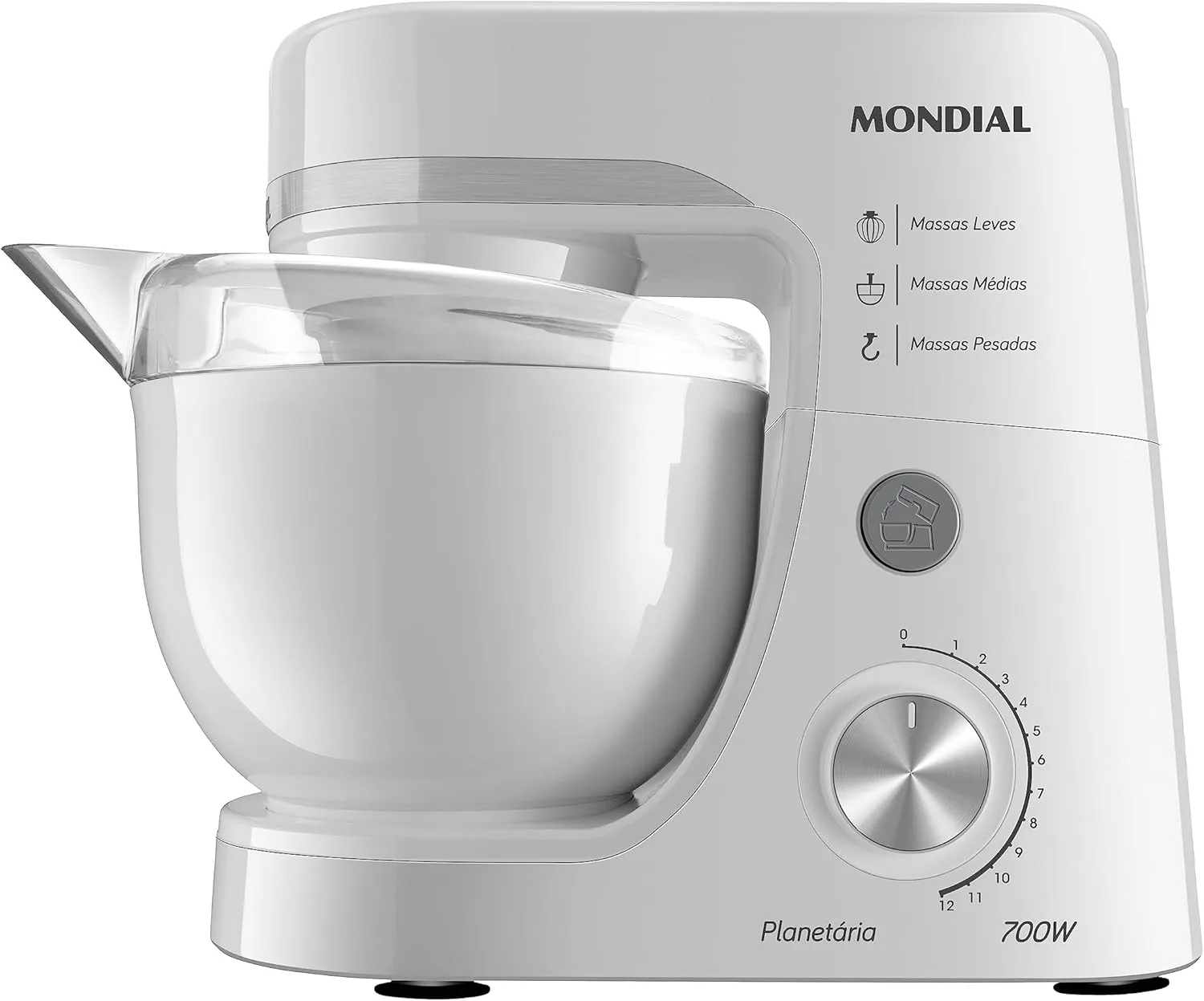Batedeira Planetária Mondial BP-03-W Branca 700W 110V Branco