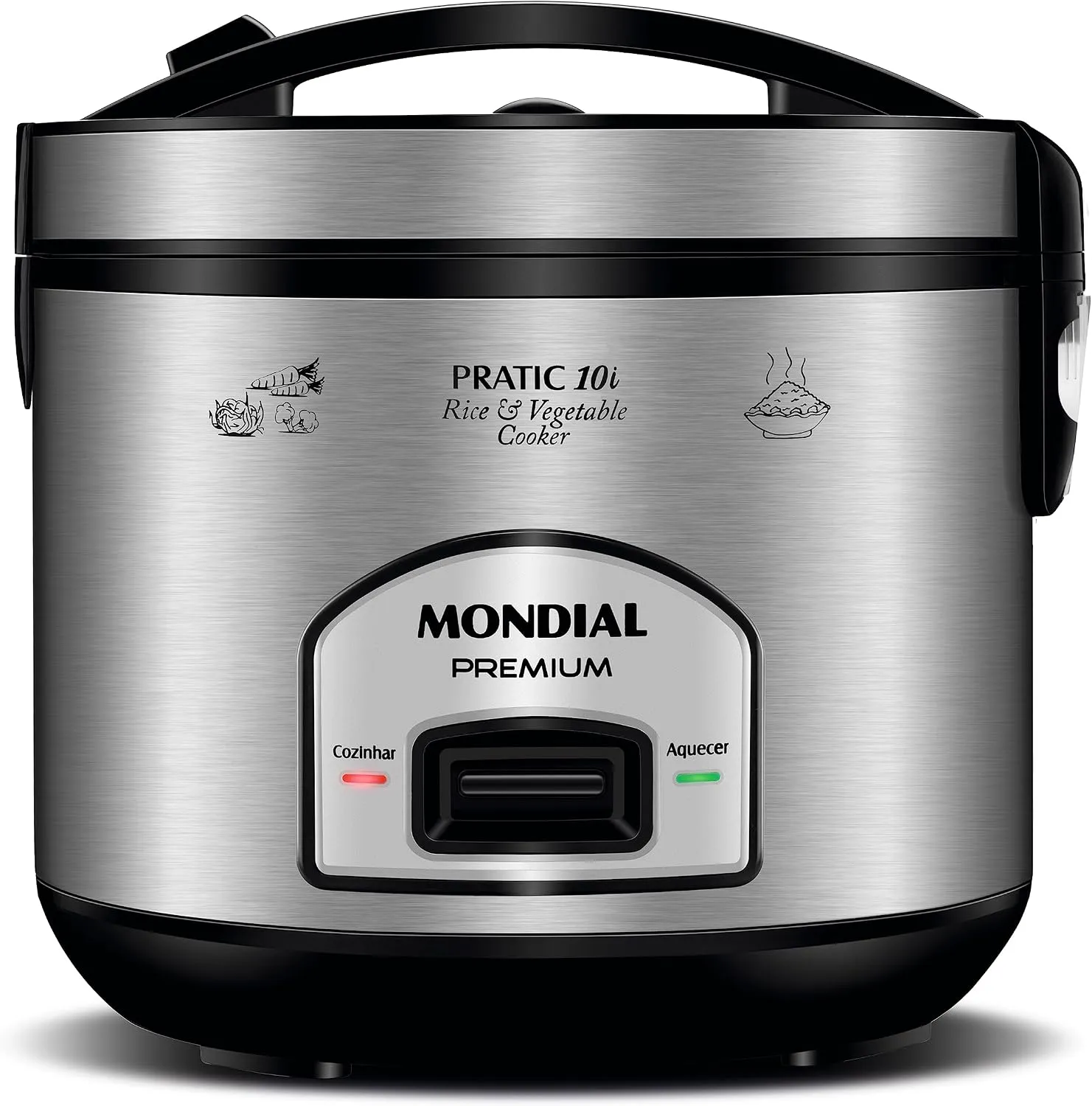 Panela Elétrica de Arroz MONDIAL PE-42-10X 700W 110V Preto