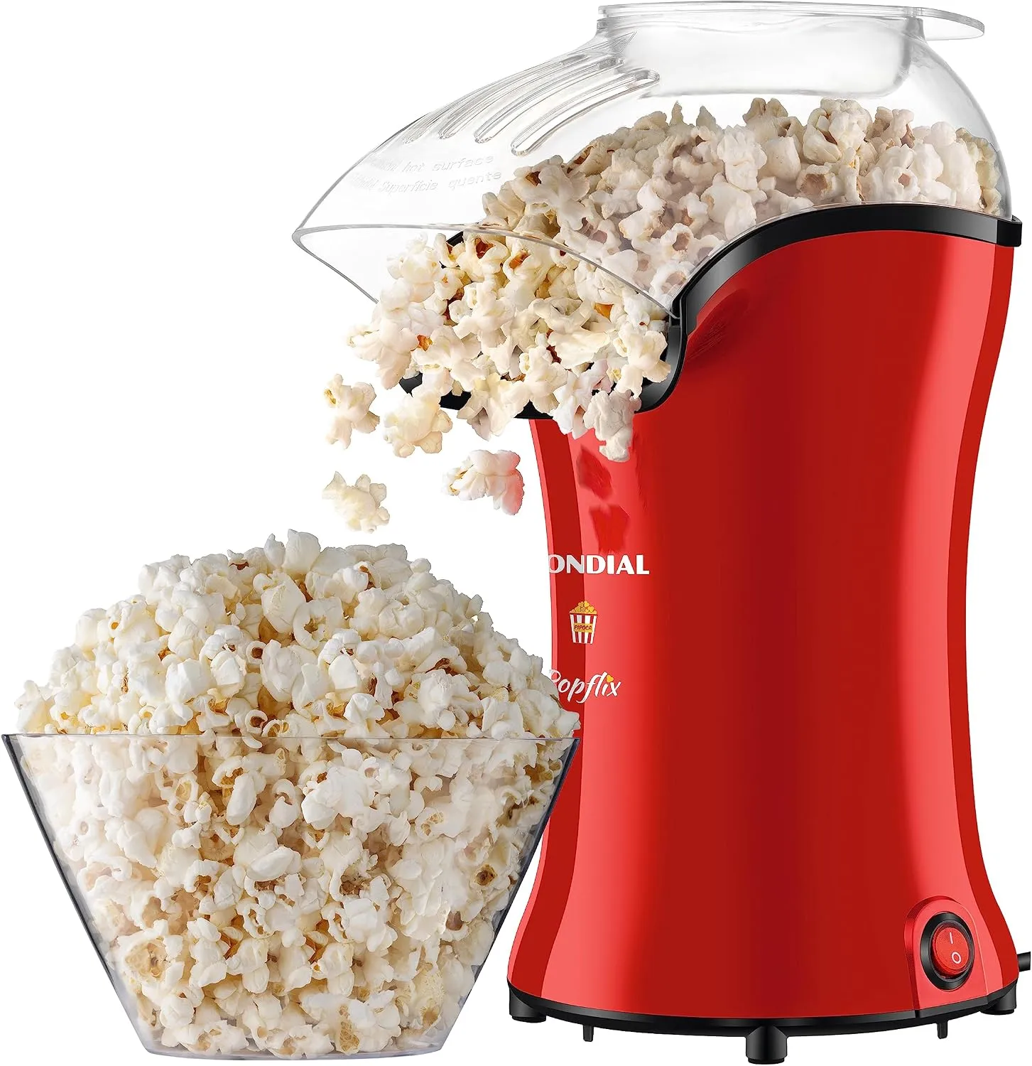 Pipoqueira Mondial Popflix 1200W 110V Vermelho