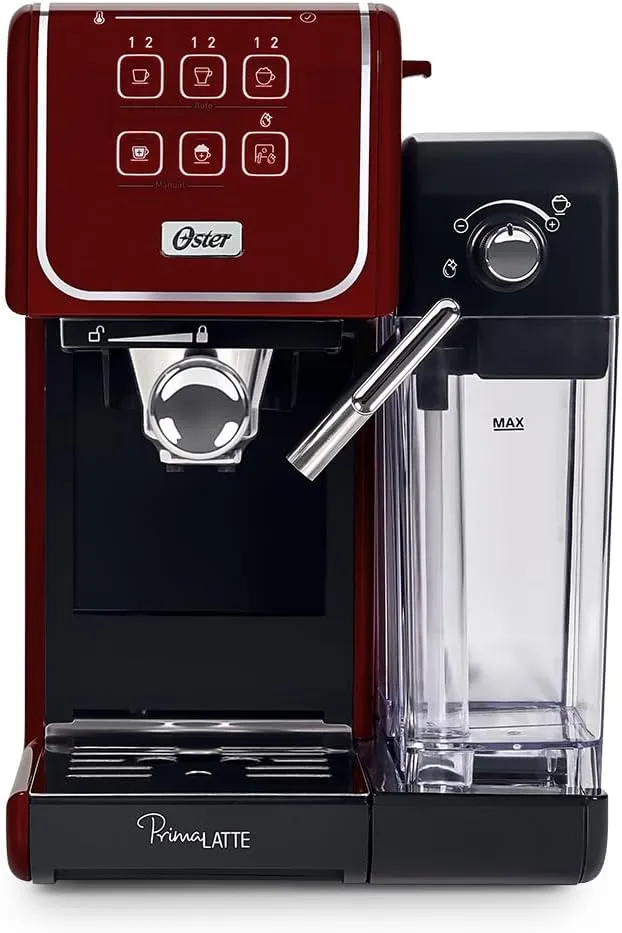 Cafeteira Espresso Oster PrimaLatte Touch Red 127V
