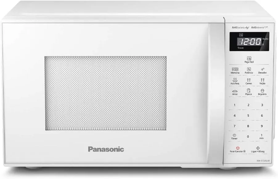 Micro-ondas Panasonic NN-ST25LWRU 21 Litros Branco 127V