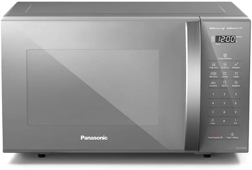 Micro-ondas Panasonic NN-ST55LMRU 27L Prata 220V