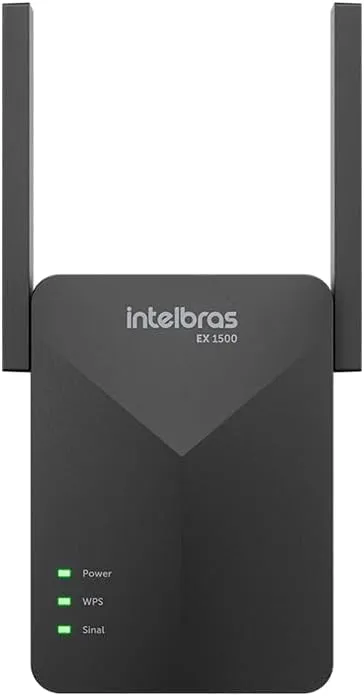Extensor Mesh Wi-Fi 6 EX 1500 Preto Intelbras