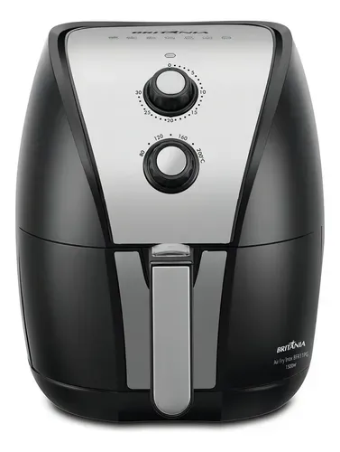 Fritadeira Air Fryer Britânia BFR11PG Inox 4.4L Preto