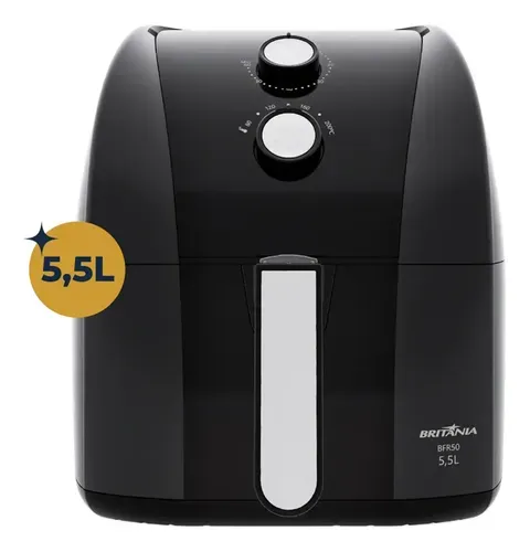 Fritadeira Sem Óleo Britânia 5,5L 1500W Redstone BFR50