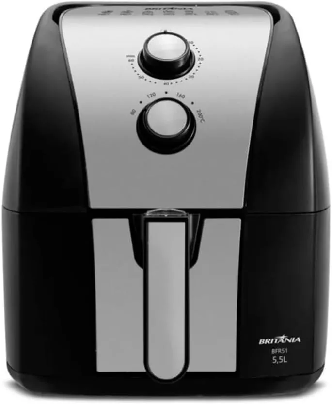 Fritadeira Air Fryer Britânia 5,5L 1500W Gold BFR51