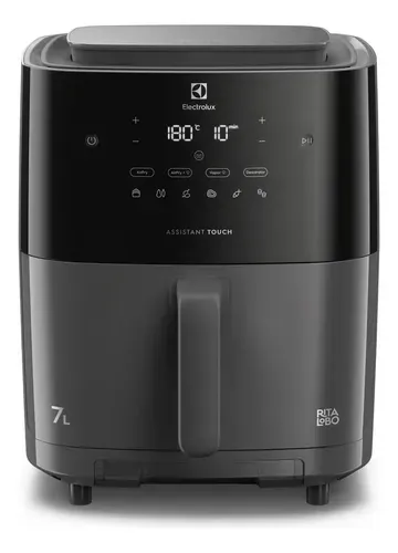 Fritadeira Sem Óleo Electrolux Por Rita Lobo 7L Digital Expert Cinza - Foto oficial e menor preço