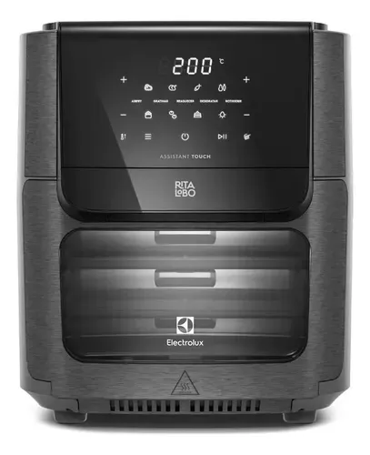 Fritadeira Elétrica Air Fryer Forno Electrolux EAF90 12L 1700W Grafite