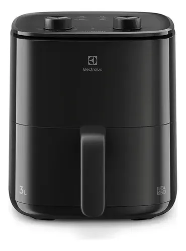 Fritadeira Sem Óleo Air Fryer Electrolux por Rita Lobo 3L Preta