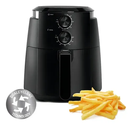 Fritadeira Sem Óleo Midea Black Dualcyclone 3.5L Preto