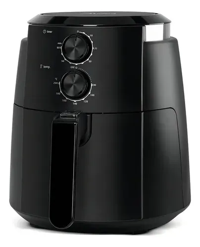 Fritadeira Midea Air Fryer 4,5L Dualcyclone Preta