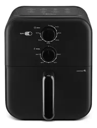 Fritadeira Air Fryer Midea 4L Preta Preto - Foto oficial e menor preço