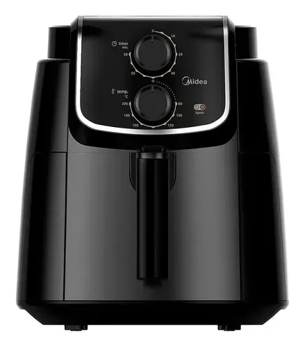 Fritadeira Airfryer Midea 4L Gourmetfry Preta
