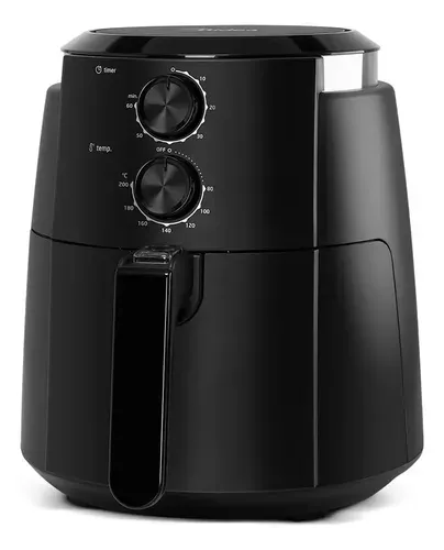 Fritadeira Midea Air Fryer 4,5L Dualcyclone Preta