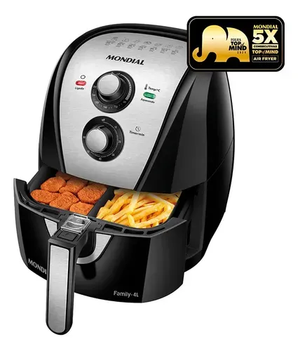 Fritadeira Sem Óleo Mondial AFD-40-BI 4L