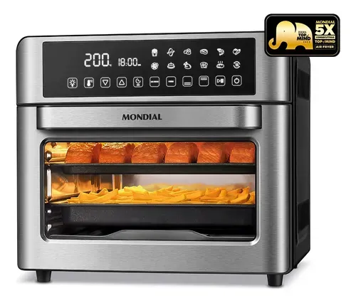Fritadeira Air Fryer Forno Mondial AFO-25L-BI 25 Litros