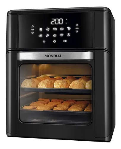 Fritadeira Air Fry Forno Oven 12 Litros Mondial