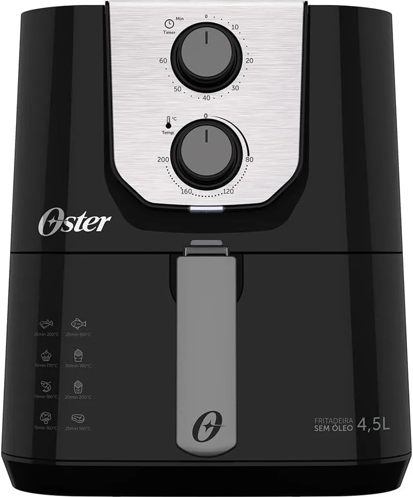 Fritadeira Sem Óleo Oster Black Perform 4,5L 220V