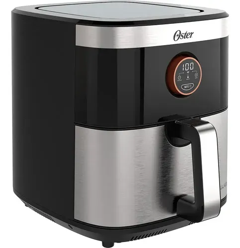 Fritadeira Sem Óleo Oster OFRT660 4,8L Preto e Inox
