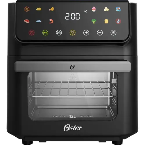 Fritadeira Oster Oven Fryer 12L Multi Touch 3 em 1 Preto