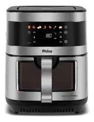 Air Fryer PHILCO 9L Visor Glass Painel Digital - Foto oficial e menor preço