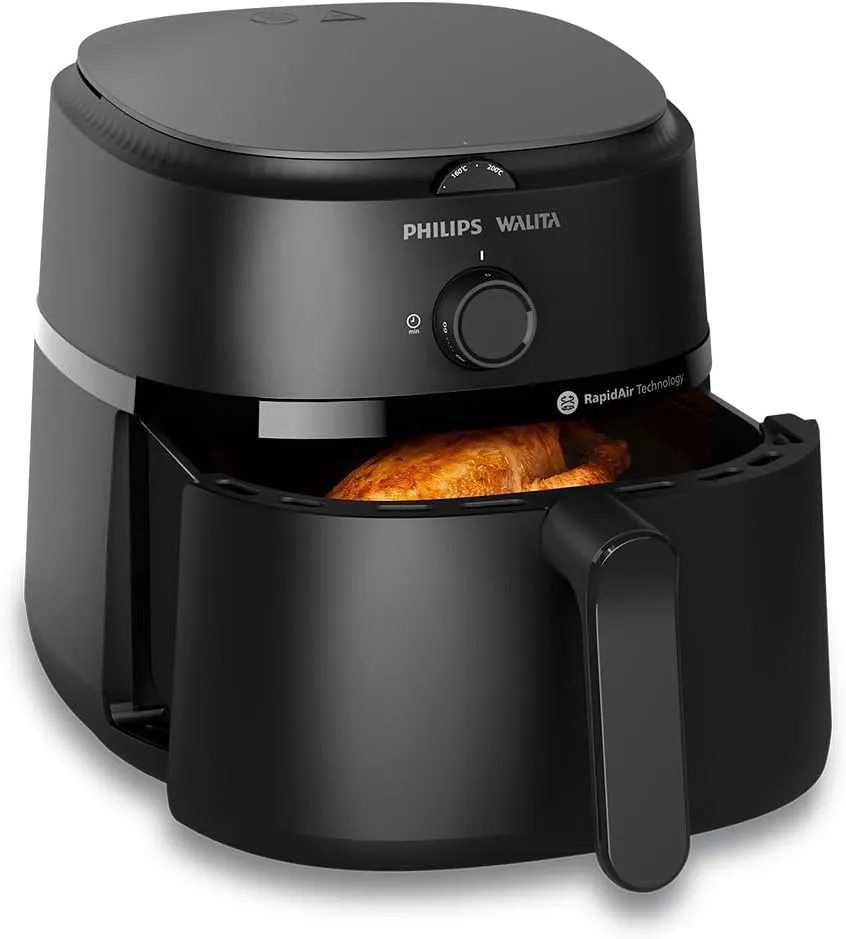 Fritadeira Airfryer Philips Walita Série 1000 4,2L Preta 220V