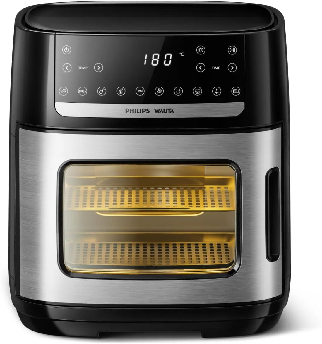 Fritadeira Airfryer Forno Philips Walita 12 Litros Preta 110V