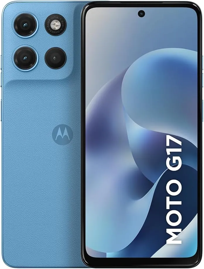 Smartphone Motorola Moto G17 4G 128GB Azul Claro