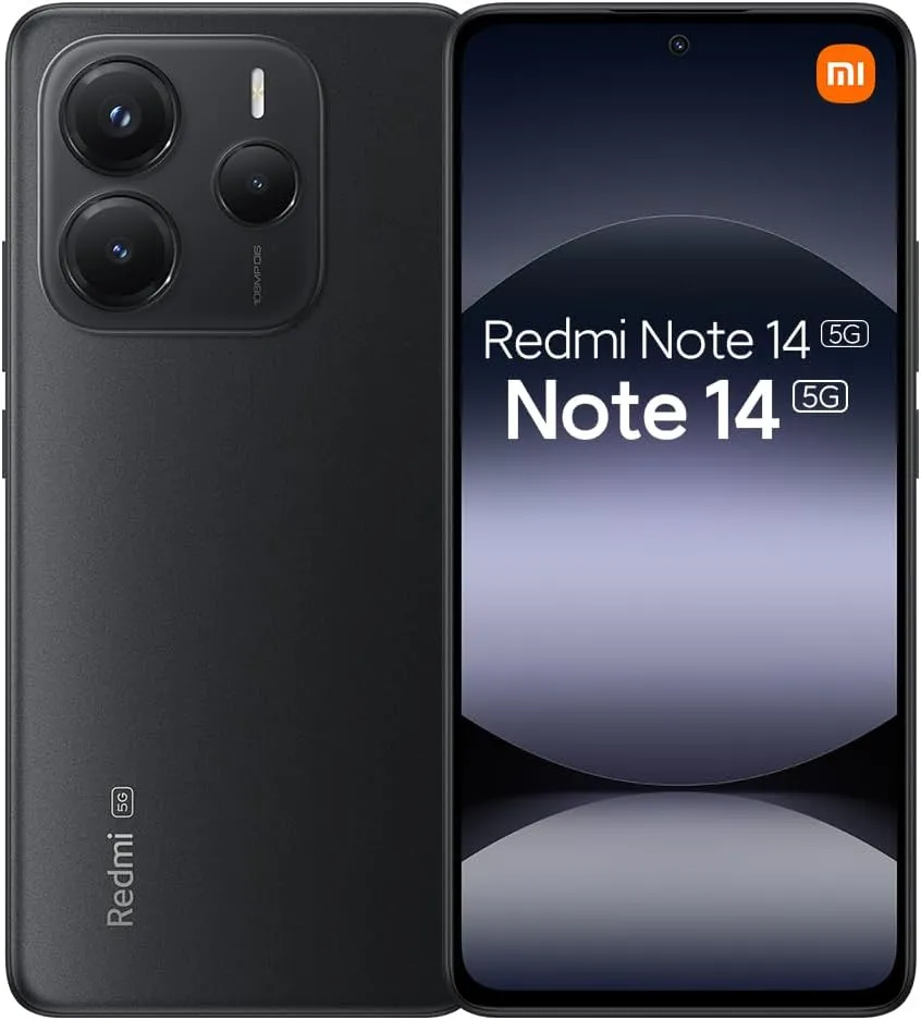Xiaomi Redmi Note 14 5G NFC 8GB 256GB - Preto