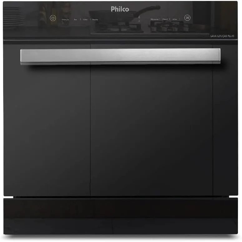 Lava Louças Philco PLL10 de Embutir Preto 10 Serviços - Foto oficial e menor preço
