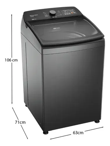 Máquina de Lavar Brastemp 16Kg BWF16A9 Titanium