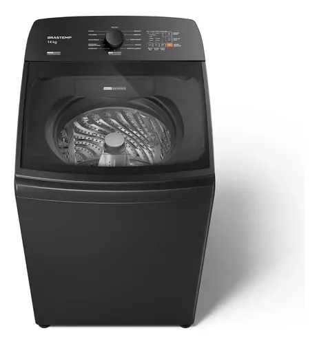 Máquina de Lavar Brastemp BWJ14A9 14Kg Smart Sensor Cinza