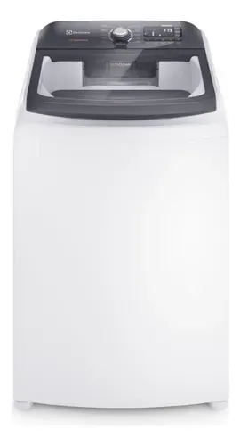 Máquina de Lavar Electrolux LEC15 15kg Premium Care Cesto Inox Branco