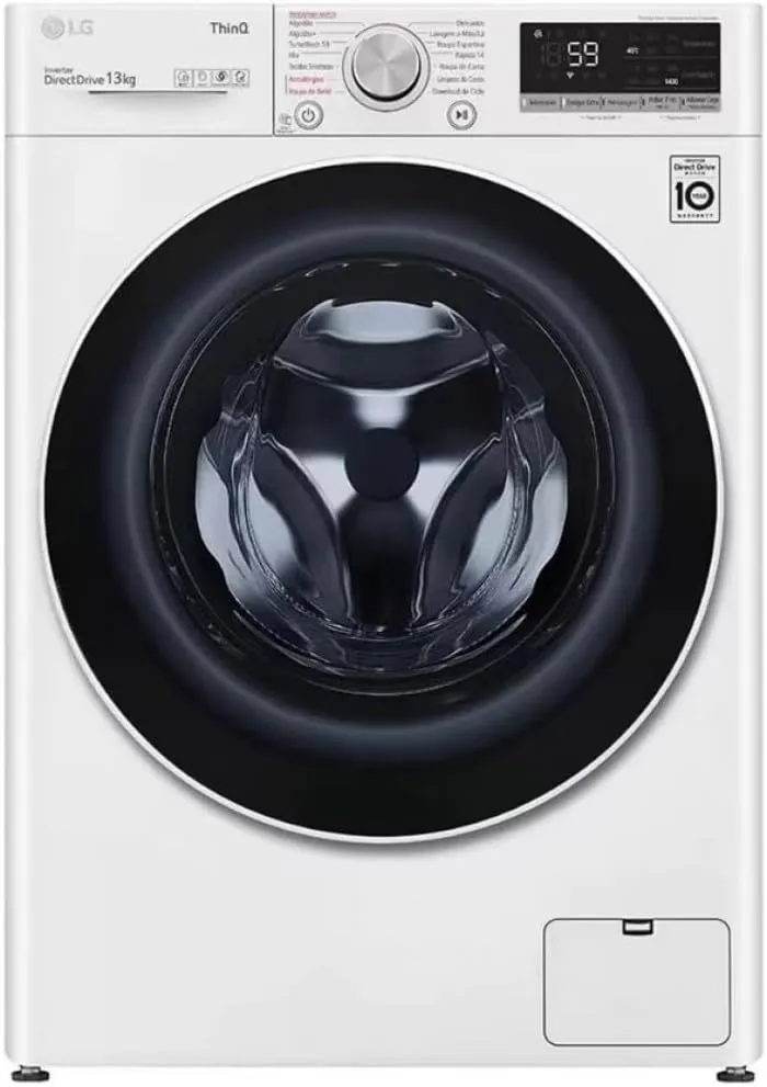 Lavadora LG FV5013WC4 13kg Branco com Inteligência Artificial AIDD™
